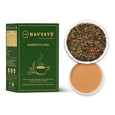 Navvayd Karipatta Chai, (400 Gm, 200 Cups) With Real Karippata, Chilli Flakes, Cinnamon & Cardamom, Premium Blend
