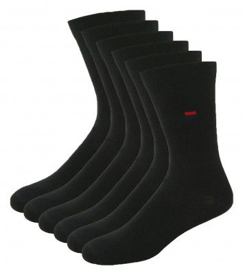 NAVYSPORT Men's Calf Length Cotton Socks (Pack of 3)