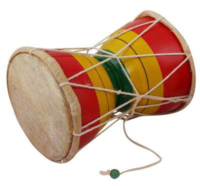 Nawaab 6 Inch Damru Hand Percussion Handmade Indian Musical Instrument