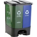 Nayasa 2-in-1 Pedal Dustbin – 33 L (16.5 L Each)...