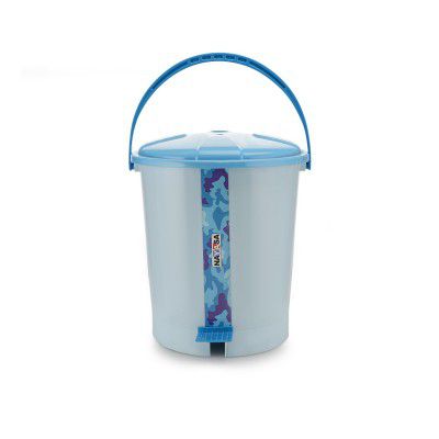 Nayasa Army Pedal Bin- 11.5 Ltrs | Dustbin with Lid