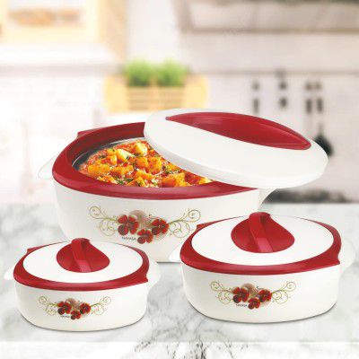 Nayasa Desire Casserole Gift Set | 800, 1200, 1800 ML