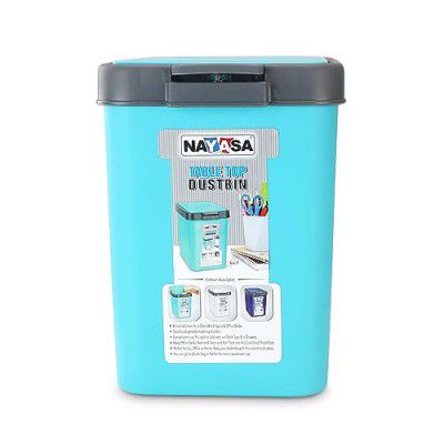 Nayasa Door Dustbin Small 14 Ltrs. - Blue