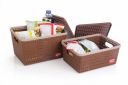Nayasa Gloria Basket for Storage Set of 2 | Brown...