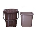 Nayasa Mikado Waste Paper Bin for Home & Office No. 118_ Big_Brown (NP4436_BROWN)...