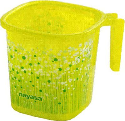 Nayasa Plastic Deluxe Funk Mug, Green, 1.5 ML