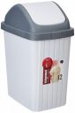 Nayasa Rectangular Swing Dustbin No. 115-12 Ltrs - Grey...