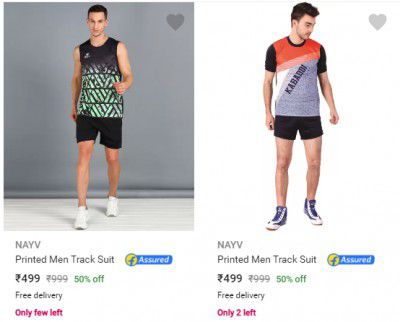 Nayv Mens Tracksuits @ ₹499/-