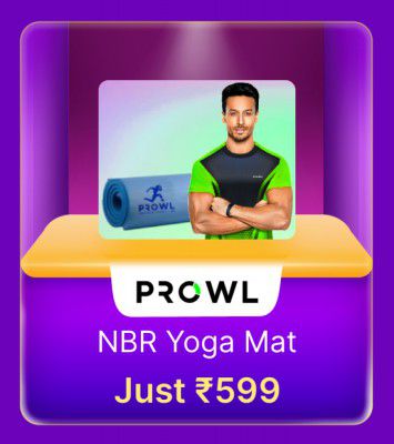 NBR Yoga Mat @ Rs. 599  in Flipkart Billion Days Sale  