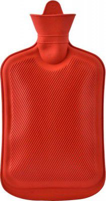 Nea 2L Rubber Hot/Warm Water Bag for Pain Relief & Massager Non-Electrical 2 L Hot Water Bag (Red)