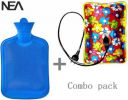 Nea Hot Water Bag with rubber for Pain Relief(PACK OF 2) Multicolors ELECTRIC 2 L Hot Water Bag  (Blue, Red, Green)...