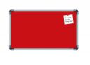 Nechams Hexa Lite Series Fabric Notice Board, Bulletin Board for Office (Red Color, 3 feet x 2 feet)...