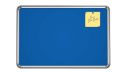 Nechams® Ultima Series Febric Notice Pin-Up Board / Bulletin Board with Heavy-Duty Aluminium Frame for Office, School, College, Institution and Home. Size : 1.5 feet x 2 feet (Blue Color, Pack of 1)...