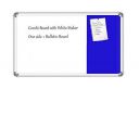 Nechams® White and Pin-up Notice Board in Combination (Blue, 4x3 ft)...