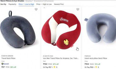 Neck Pillows Starts At ₹72