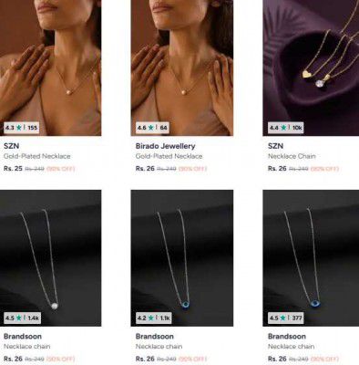 Necklace Starts From ₹25