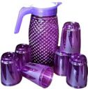 NECKTECH Beautiful Jug with 6 Pieces Glasses Set for Juice/Water Serve (2 L) N26 Jug Glass Set  (Plastic)...