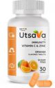 Nector Vitamin C Orange Chewable Tablets, Immunity Antioxidant & Skincare, 1 daily (30 Tablets)...