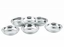 neelam - SHPT065P Stainless Steel 6.5 22G PRM Halwa Plate, 13 cm, Silver, Set of 12...