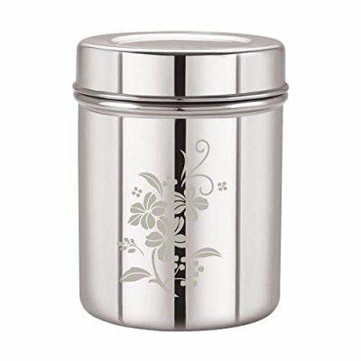 Neelam Stainless Steel 19, 22 Gauge Lazer Etching Deep Dabba, 8800 ml