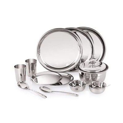 Neelam Stainless Steel 22 Gauge, 26 Pieces Dinner Set