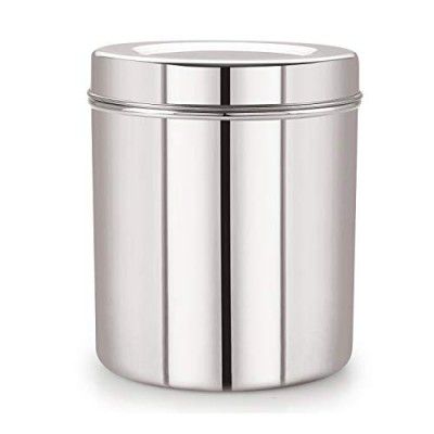 Neelam Stainless Steel Deep Dabba/Storage Containers - 1400ml, 1 Piece, Silver