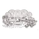 Neelam Stainless Steel Dinner Set (Set of 50 Pcs Diamond)...