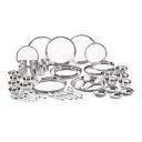 Neelam Stainless Steel Premium Dinner Set (Set of 50 Pcs)...