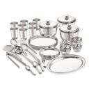 Neelam Stainless Steel Shagun Dinner Set (101 Pcs Set)...