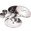Neelam Stainless Steel Spice Box Set of 10 Pieces - 1225 ml...