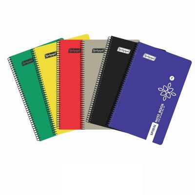 NEELGAGAN Five in One Spiral Note Book No.67, 200 Pages, (14.5cm x 22.5cm) - Pack of 2