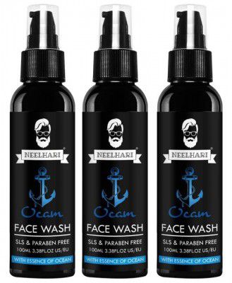 NEELHARI Ocean Face Wash for Men | 100 ml (Pack of 1)