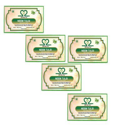 Neem & Tulsi Soap (Pack of 5) (5 x 125 g)