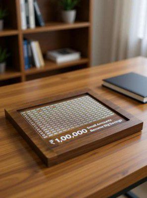 Neemvilla Wooden Money Saving Box