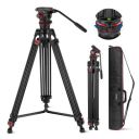 NEEWER 74" Video Tripod with Adjustable Damping Fluid Head, TP75...