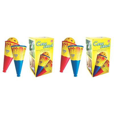 Negi Cone Catch Junior,Incredible Throw and Catch Game for The Whole Family (Pack of 2)