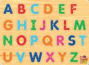 Negi Wooden English Capital Alphabet Puzzle Tray with Knob ...