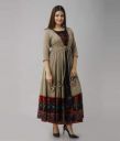 Nehamta Women Ethnic Jacket and Kurta Set Rayon...