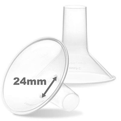Nenesupply GentleFit 24mm Compatible Breastshields for Medela Breastpumps Not Original Medela Pump Parts. Replace Medela Personalfit Breastshield Work with Medela Pump in Style Symphony Swing Harmony