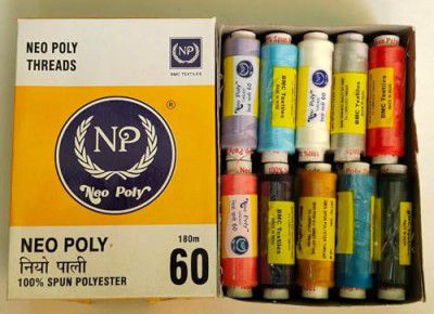 Neo Poly 60 Sewing Thread  | Pack of 20 
