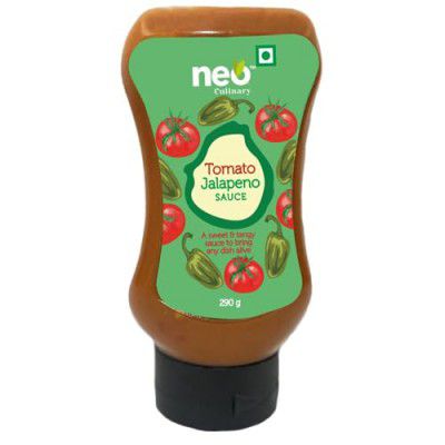 Neo Tomato Jalapeno Sauce 290g I 100% Vegan I Gluten Free I Pack of 1