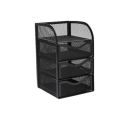 Neomate 3-Drawer Metal Mesh Mini Desk Organizer with Top Tray ...