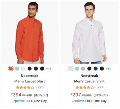 Neostreak Men's Casual Shirt up to 87% off
