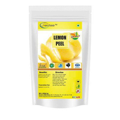 Neotea Dried Lemon Peel Nimbu Maadala Citrus Limon Powder 200G
