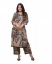 Nermosa Women Printed Straight Kurta and Pant Set...