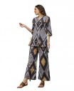 Nermosa Women Rayon Blend Co-Ord Set | Kurta Sets | Kurta Pant Set | Summer Suit | Printed Kurti With Pant Set...