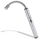 NESAPTO Zinc Rechargeable Lighter, Electric Usb Lighters For Candle With Flexible Goose Neck, Safety Switch Led Battery Indicator, Long Arc Candle Lighters For Grill Camping...