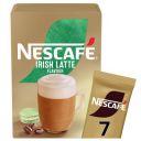 NESCAFÉ Irish Latte Instant Coffee 7 Sachets, 100percent Responsibly Sourced Coffee Pack of 1...