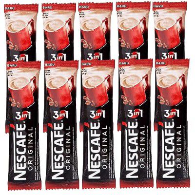 Nescafe 3In1 Original 10 Sachets 17.5 grams Each Instant Coffee (Imported)