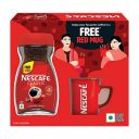 Nescafe Classic Instant Coffee Powder | Great start to your morning | 100% Pure Coffee | Free Red Mug | 180g, Box...
